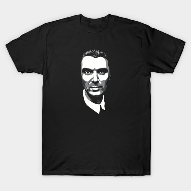 David Byrne greyscale T-Shirt by @johnnehill